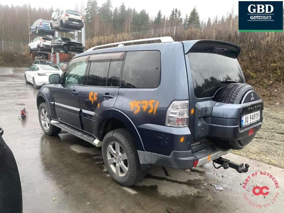 Mitsubishi Pajero 2007-2016 (Type IV, Fase 1) , Motorkode: 4M41, Girkassekode: 2700A129
