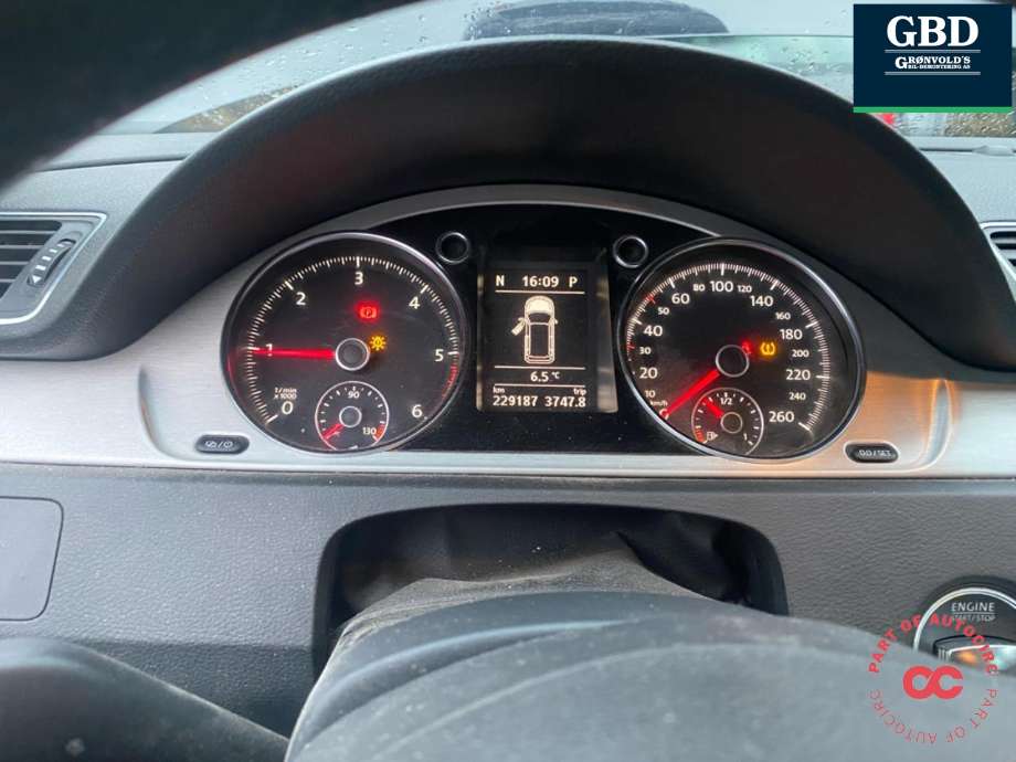 VW Passat 2011-2015 (B7) (B7), Motorkode: CFGC, Girkassekode: PEP