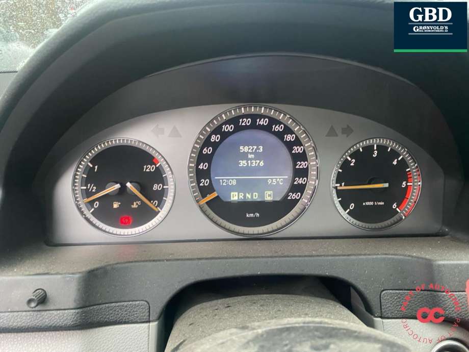 Mercedes C-Klasse 2007-2011 (Fase 1) (W204) (W204), Motorkode: OM646.811, Girkassekode: A 203 270 01 00