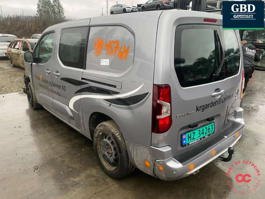 Citroën Berlingo 2019-->> (Type III) , Motorkode: YHY, Girkassekode: 16 230 929 80