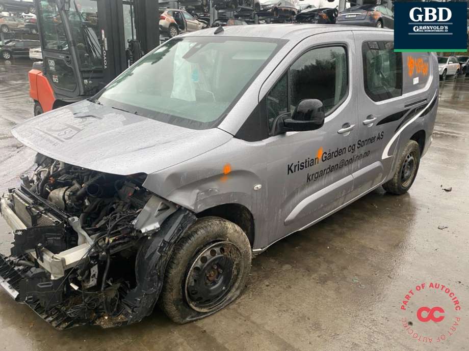 Citroën Berlingo 2019-->> (Type III) , Motorkode: YHY, Girkassekode: 16 230 929 80