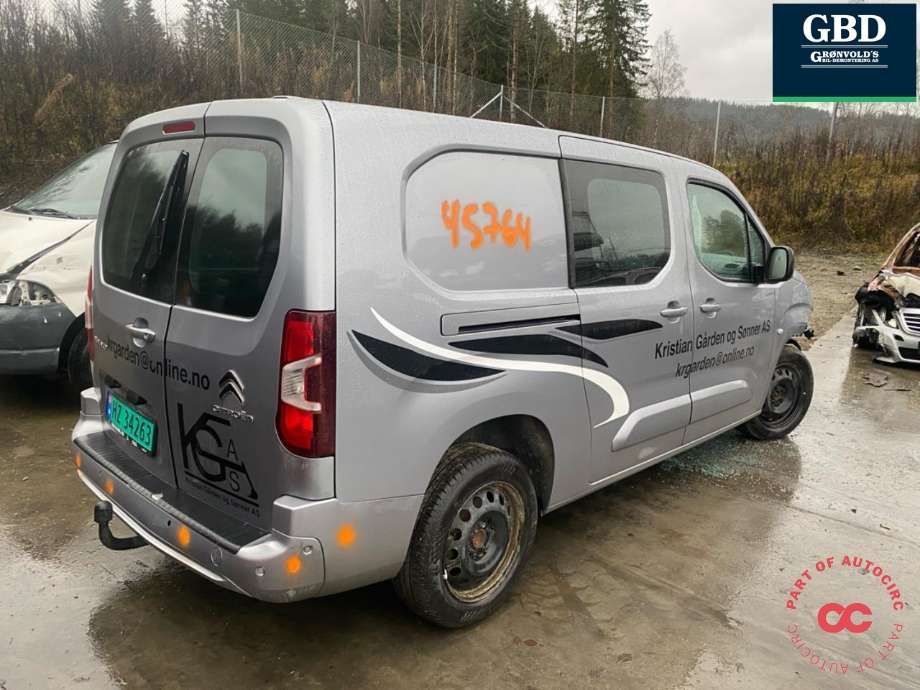 Citroën Berlingo 2019-->> (Type III) , Motorkode: YHY, Girkassekode: 16 230 929 80