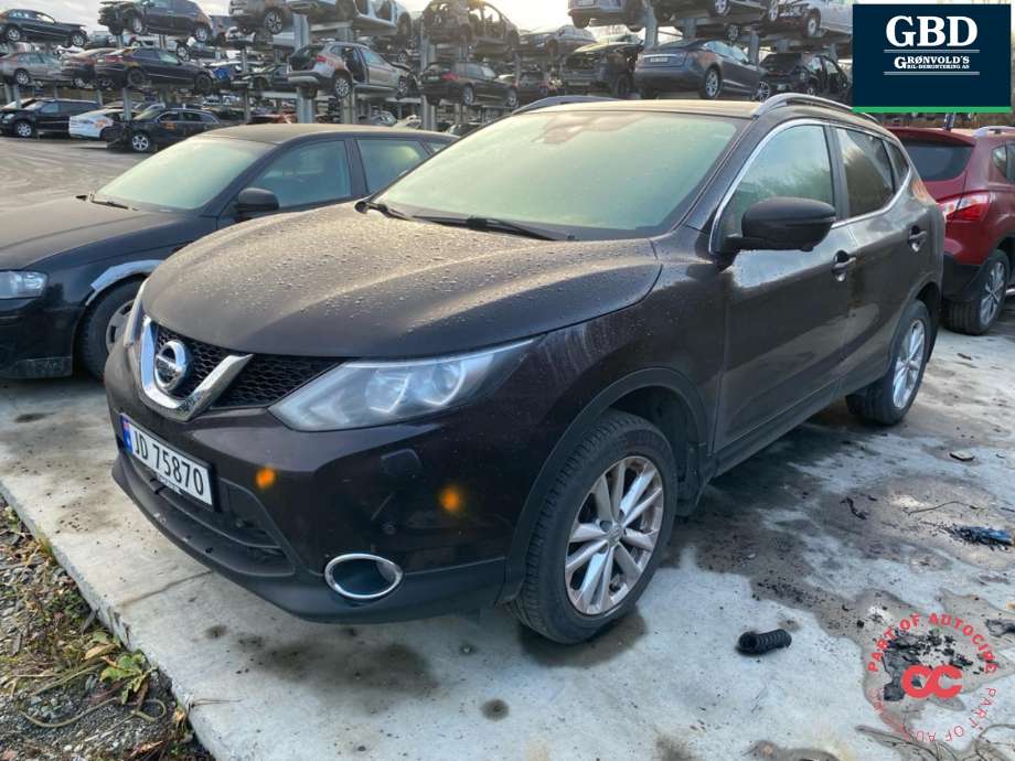 Nissan Qashqai, 2014-2021 (Type II)  delebil , Motorkode: HRA2DDT, Girkassekode: 320104EA0C