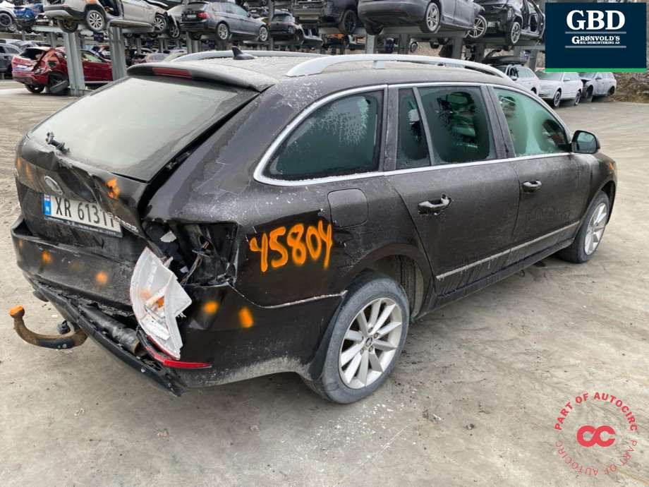 Škoda Superb 2008-2015 (Type II) , Motorkode: CFFB, Girkassekode: NFV