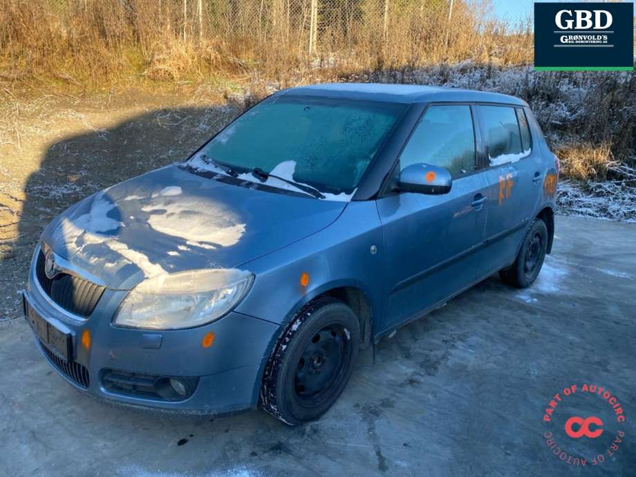 Škoda Fabia, 2007-2010 (Type II, Fase 1)  delebil , Motorkode: BMS, Girkassekode: JDE