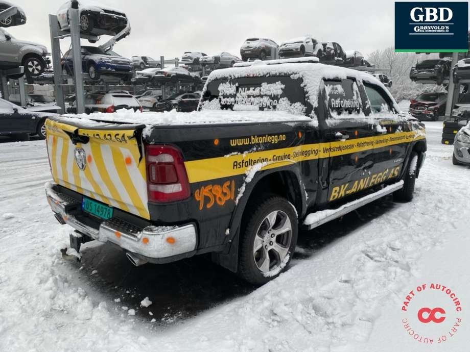 Dodge RAM 2019-->> (Type V) , Motorkode: M| 5162111BA, Girkassekode: 8HP75| 68269521AC