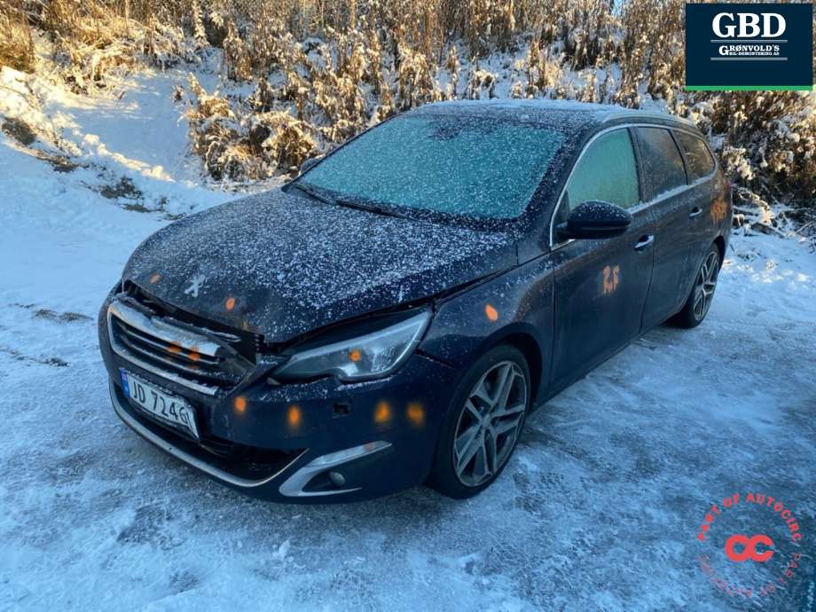 Peugeot 308, 2013-2021 (Type II)  delebil , Motorkode: AHX, Girkassekode: 16 378 480 80