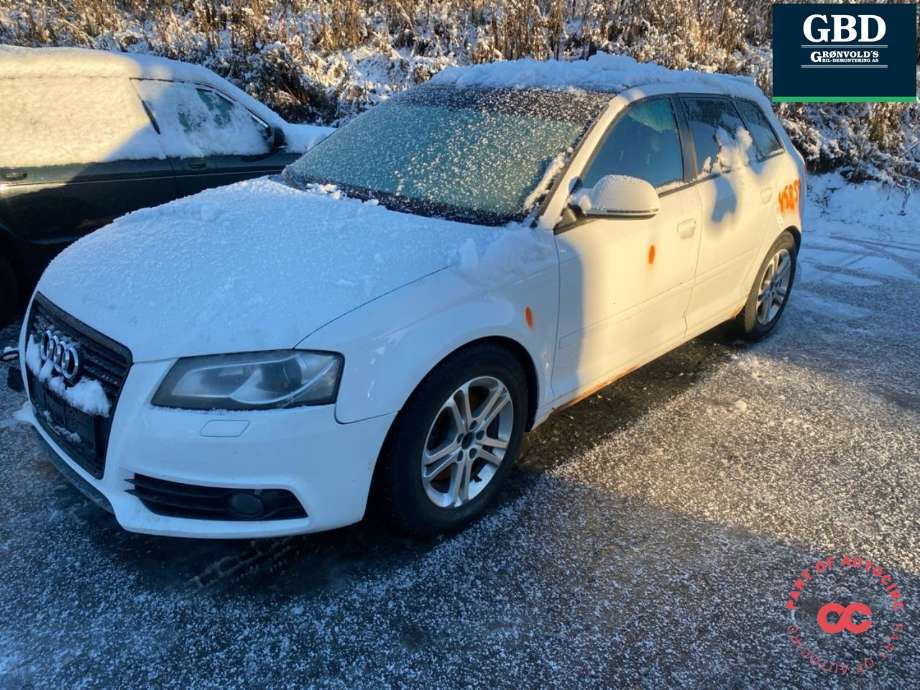 Audi A3 2009-2012 (Type II, Fase 2) , Motorkode: CBBB, Girkassekode: KNW