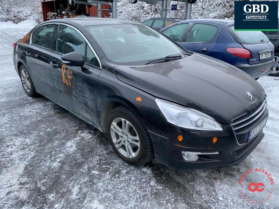 Peugeot 508 2011-2014 (Type I, Fase 1) , Motorkode: 9HL, Girkassekode: 2222 JW