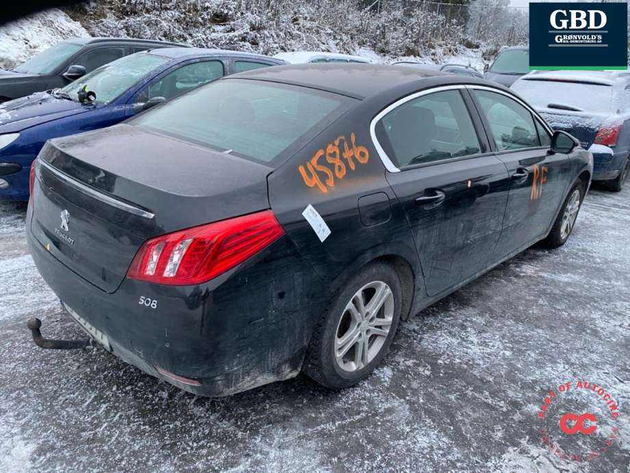 Peugeot 508 2011-2014 (Type I, Fase 1) , Motorkode: 9HL, Girkassekode: 2222 JW