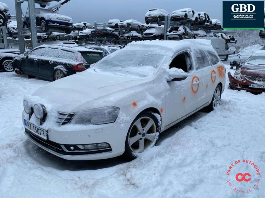 VW Passat 2011-2015 (B7) (B7), Motorkode: CFGC, Girkassekode: PQV