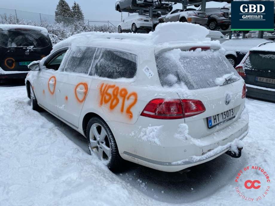 VW Passat 2011-2015 (B7) (B7), Motorkode: CFGC, Girkassekode: PQV