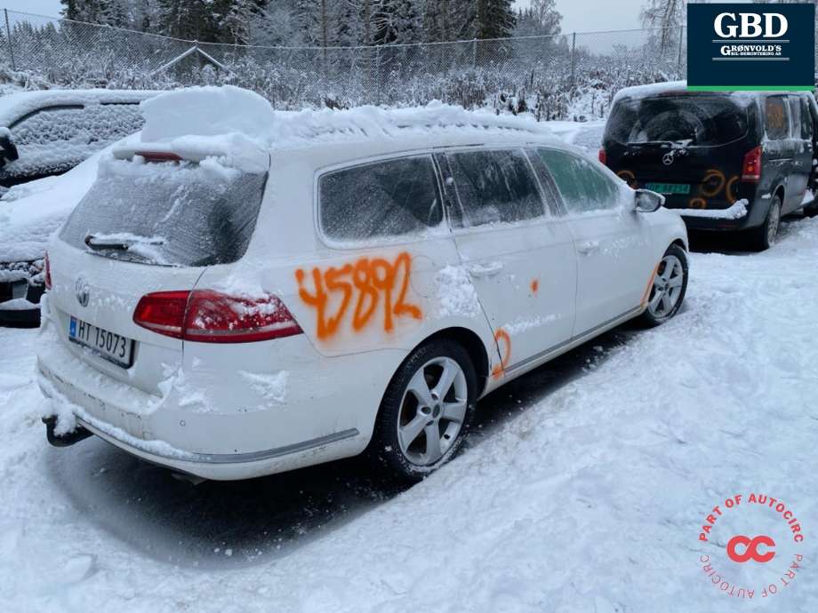 VW Passat 2011-2015 (B7) (B7), Motorkode: CFGC, Girkassekode: PQV