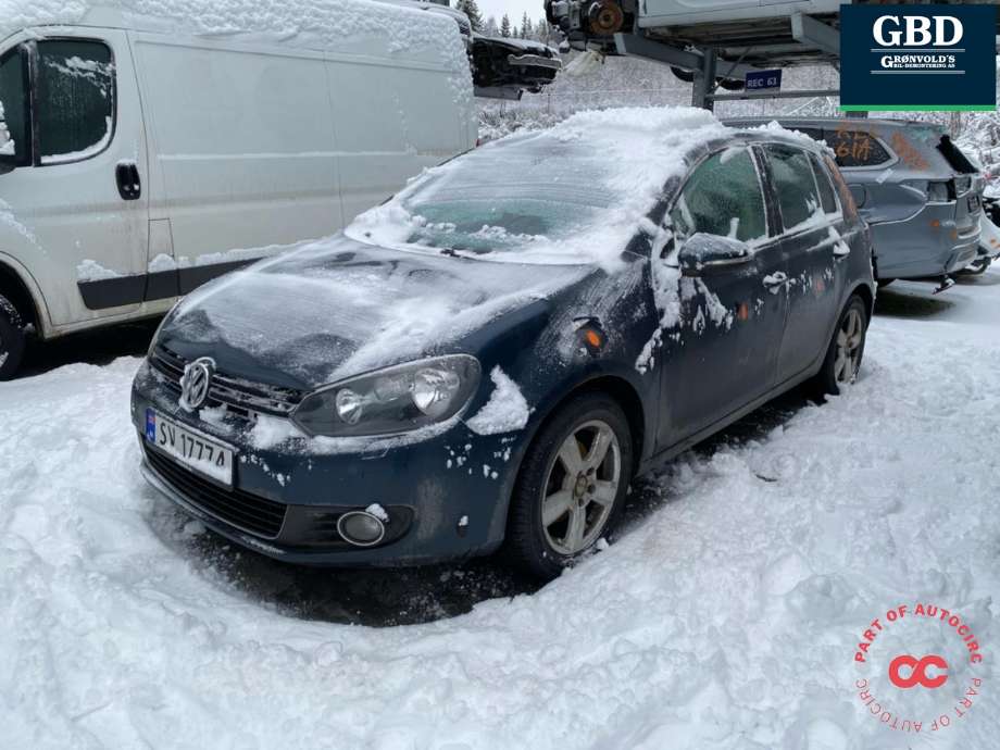 VW Golf VI 2008-2012 , Motorkode: CAYC, Girkassekode: MLE