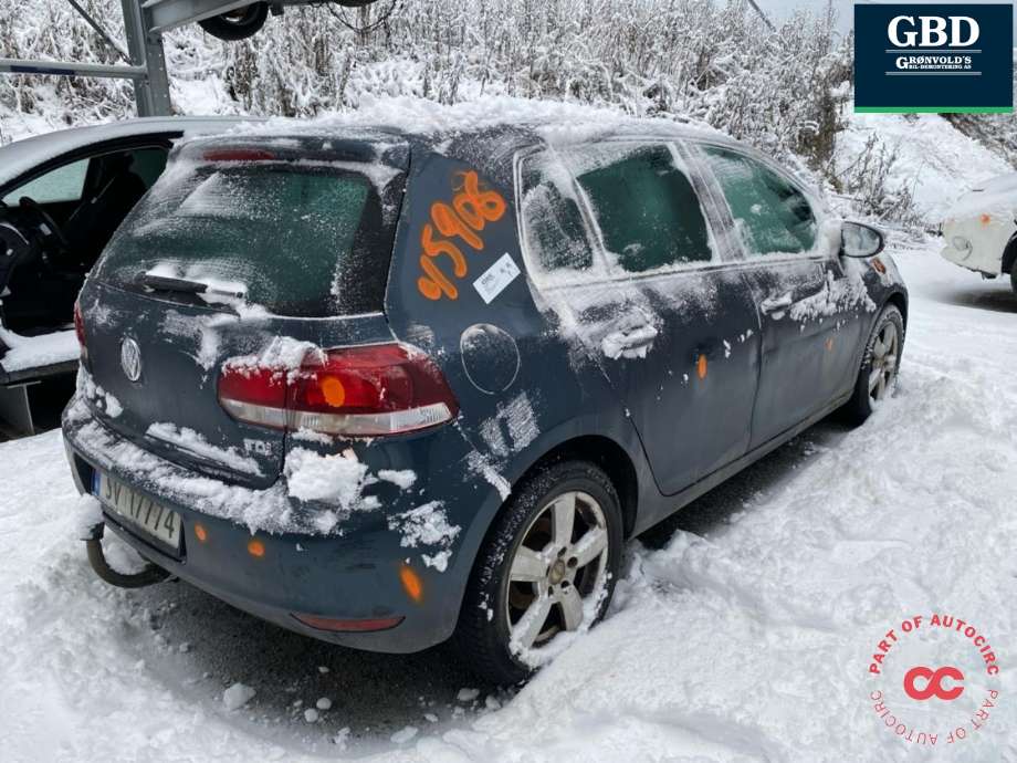 VW Golf VI 2008-2012 , Motorkode: CAYC, Girkassekode: MLE