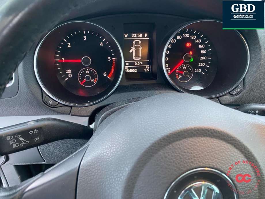 VW Golf VI 2008-2012 , Motorkode: CAYC, Girkassekode: MLE