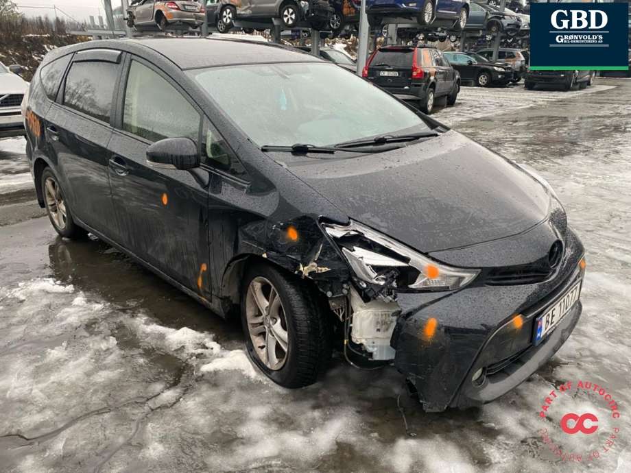 Toyota Prius +7 2012-2020 (Type III) (stasjonsvogn) (stasjonsvogn), Motorkode: 2ZR-FXE, Girkassekode: 3090047073