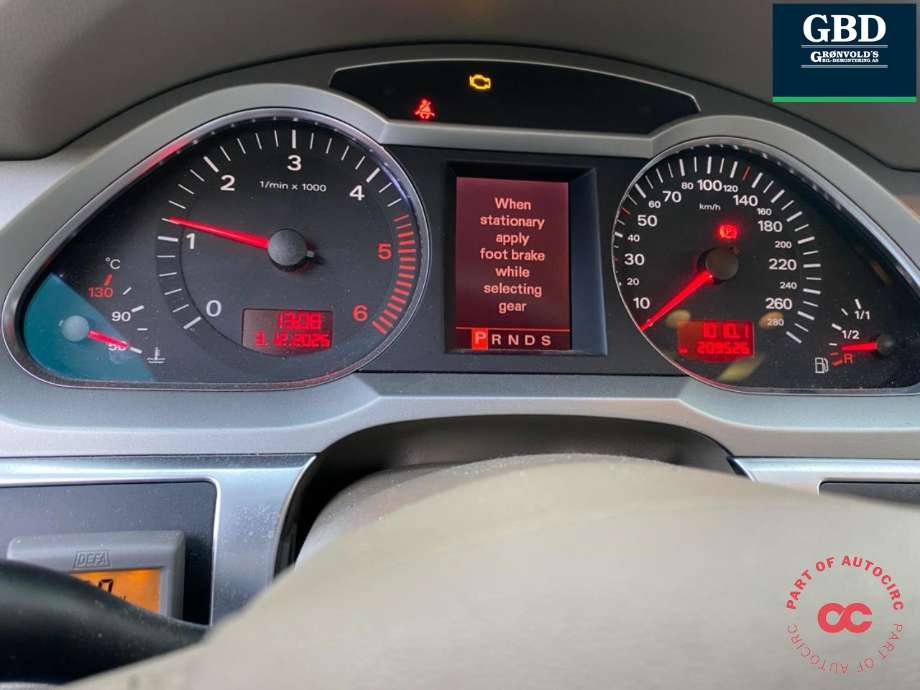 Audi A6 2005-2008 (Type III, Fase 1) (C6) (C6), Motorkode: BRE, Girkassekode: JQL