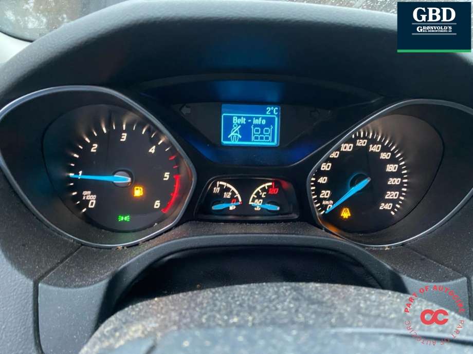 Ford Focus 2014-2018 (Type III, Fase 2) , Motorkode: NGDB, Girkassekode: 1836356