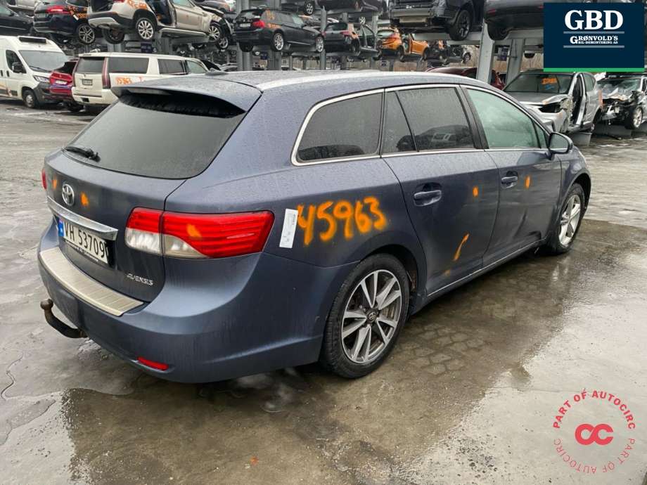 Toyota Avensis 2009-2015 (Type III, Fase 1) , Motorkode: 1AD-FTV, Girkassekode: 3030020A30