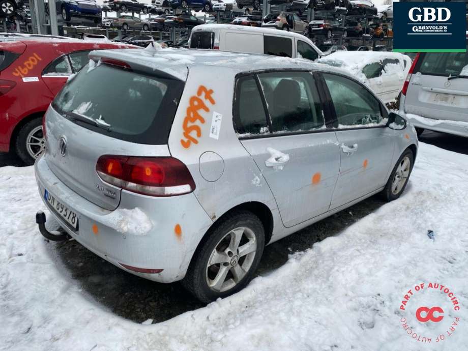 VW Golf VI 2008-2012 , Motorkode: CFFB, Girkassekode: NFR