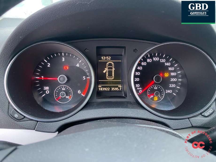 VW Golf VI 2008-2012 , Motorkode: CFFB, Girkassekode: NFR