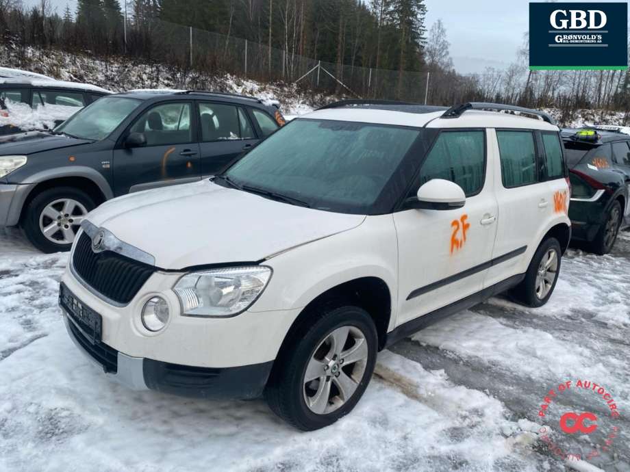 Škoda Yeti 2009-2013 (Fase 1) , Motorkode: CFHA, Girkassekode: KJF