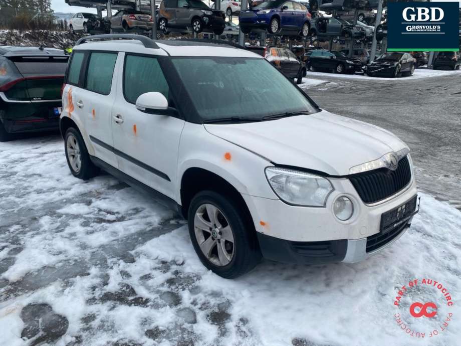 Škoda Yeti 2009-2013 (Fase 1) , Motorkode: CFHA, Girkassekode: KJF