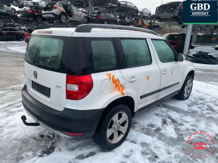 Škoda Yeti 2009-2013 (Fase 1) , Motorkode: CFHA, Girkassekode: KJF