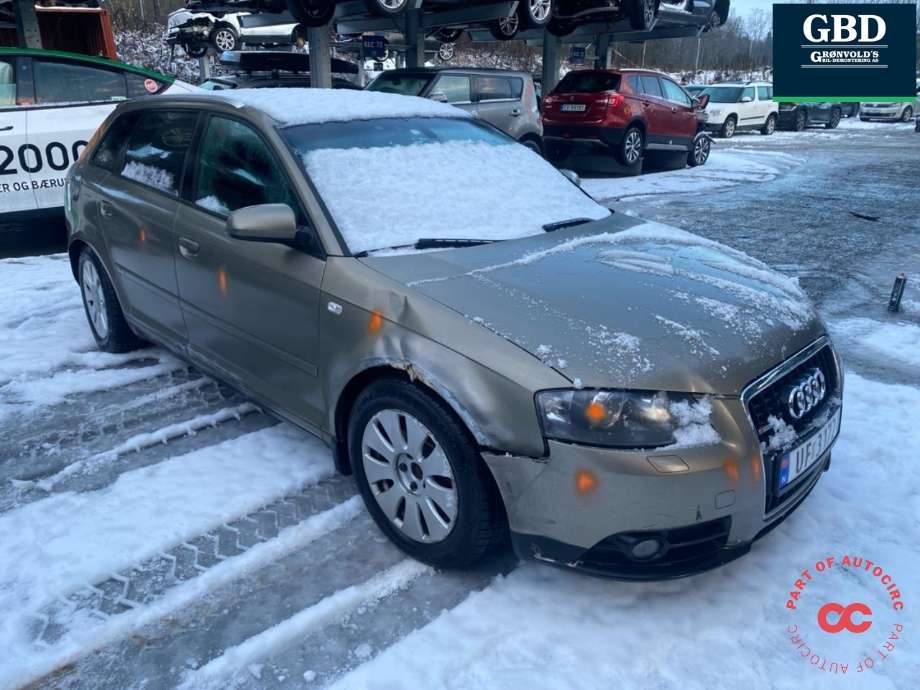 Audi A3 2003-2008 (Type II, Fase 1) , Motorkode: BKD, Girkassekode: JPJ