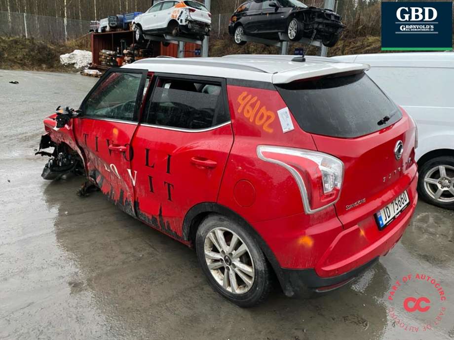 SsangYong Tivoli 2016-->> , Motorkode: E-XDI160, Girkassekode: 3102035160