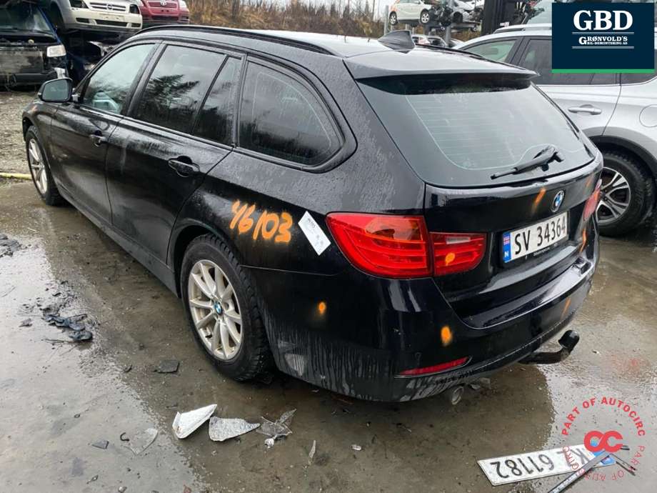 BMW 3-Serie 2012-2018 (F30/F31/F34) (F30/F31/F34), Motorkode: N47-D20C, Girkassekode: 24 00 7 642 247