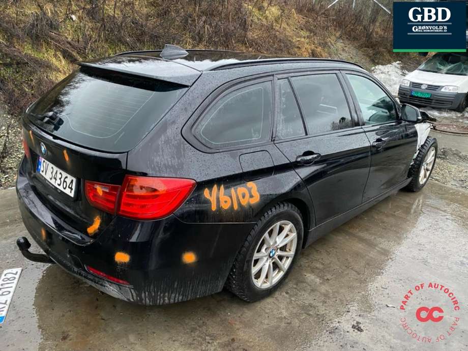 BMW 3-Serie 2012-2018 (F30/F31/F34) (F30/F31/F34), Motorkode: N47-D20C, Girkassekode: 24 00 7 642 247