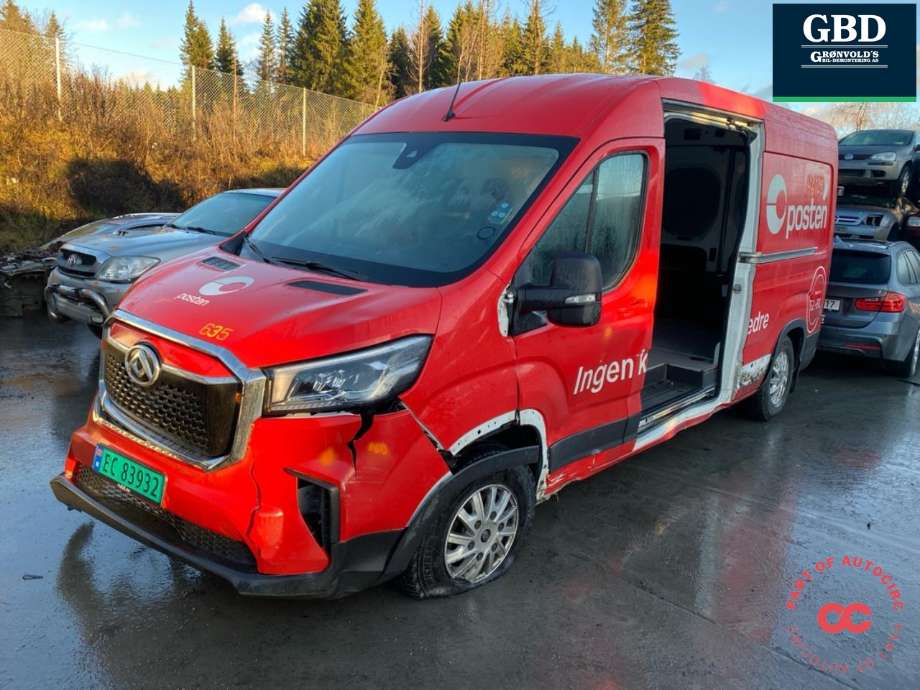 Maxus e-Deliver 9 2020-->> delebil , Motorkode: TZ249XSS001, Girkassekode: