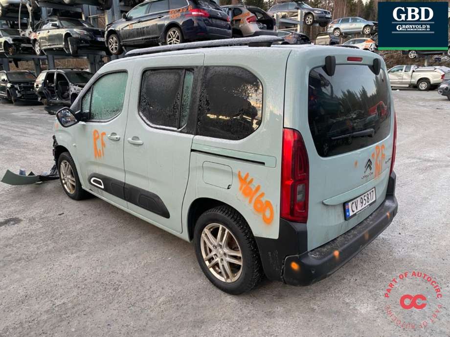 Citroën Berlingo 2019-->> (Type III) , Motorkode: YHY, Girkassekode: 16 230 929 80