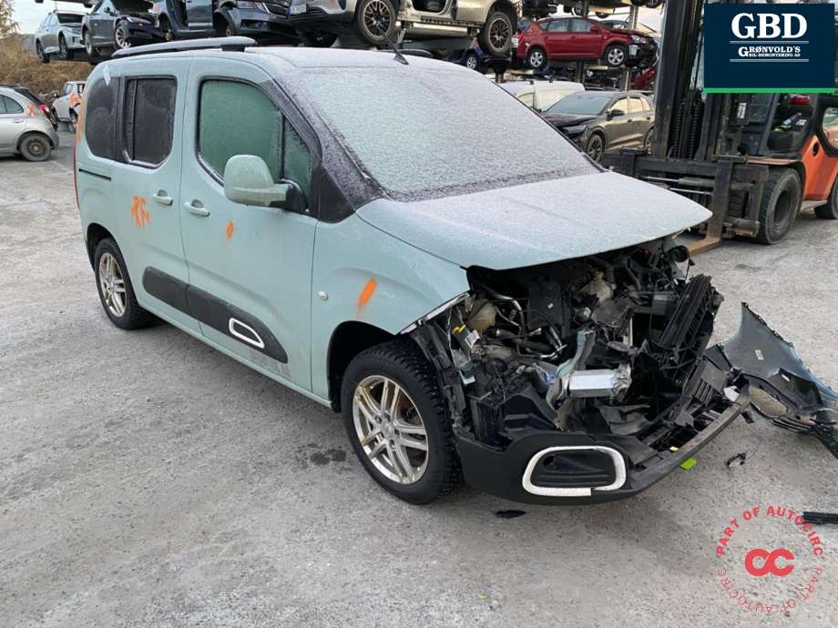 Citroën Berlingo 2019-->> (Type III) , Motorkode: YHY, Girkassekode: 16 230 929 80