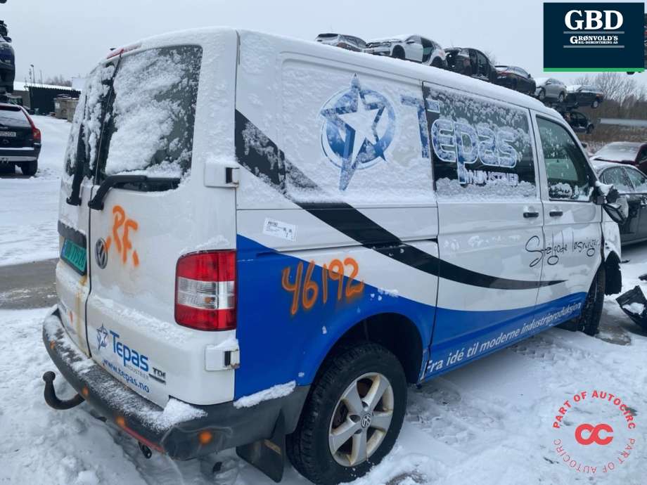 VW Transporter / Caravelle 2009-2015 (Fase 2) (T5) (T5), Motorkode: CAAD, Girkassekode: PCA