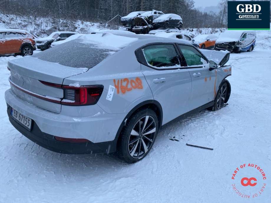 Polestar 2 2020-->> delebil , Motorkode: E400V6, Girkassekode: 