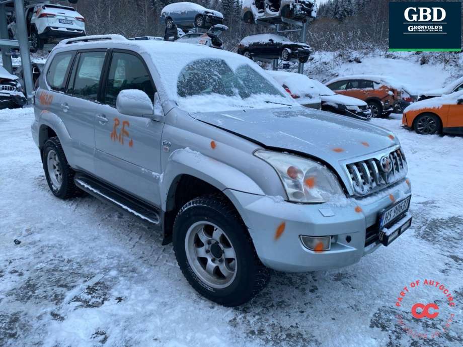Toyota Land Cruiser 120 2002-2009 , Motorkode: 1KD-FTV, Girkassekode: 3500060B00