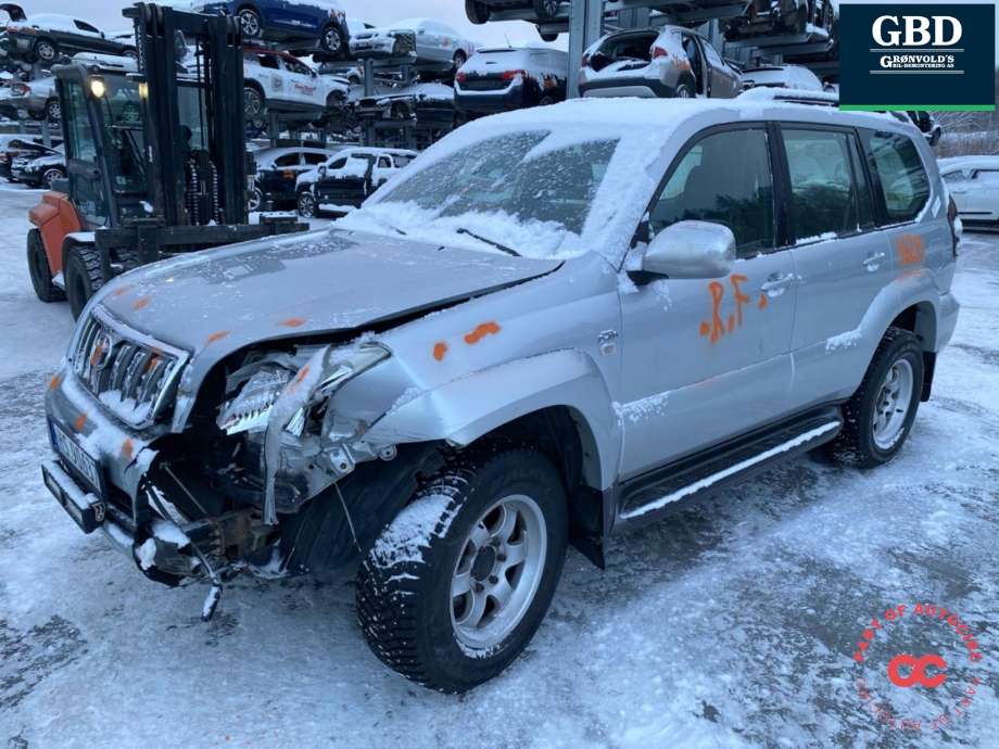 Toyota Land Cruiser 120 2002-2009 , Motorkode: 1KD-FTV, Girkassekode: 3500060B00