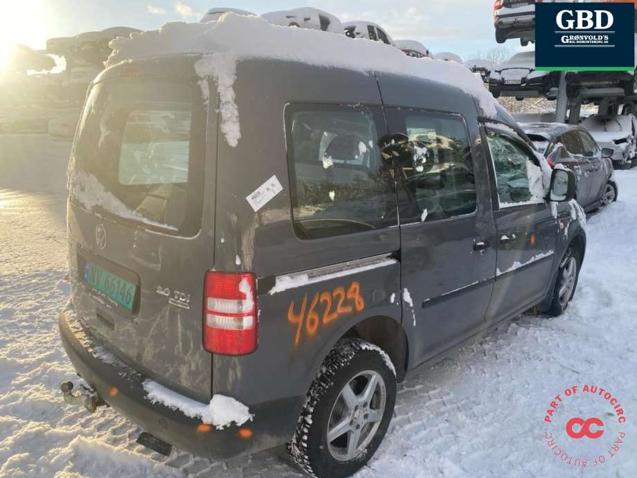 VW Caddy 2010-2015 (Type III, Fase 2) , Motorkode: CFHF, Girkassekode: NFQ