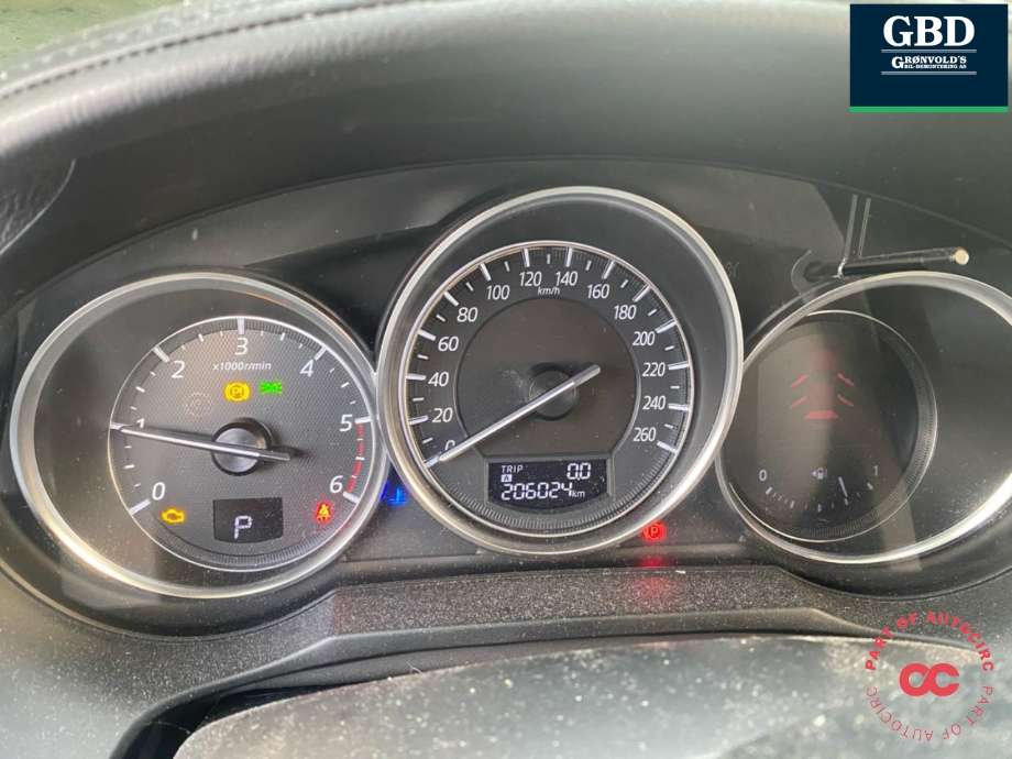Mazda 6 2015-2018 (Type III, Fase 2) , Motorkode: SH-VPTS, Girkassekode: GW7P03000