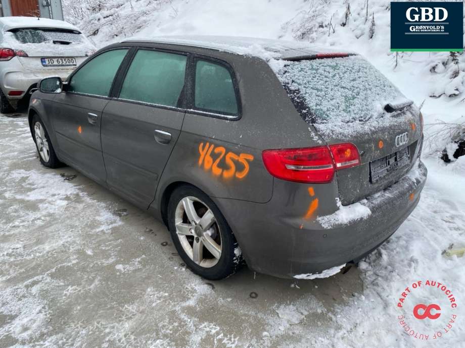Audi A3 2009-2012 (Type II, Fase 2) , Motorkode: CBZB, Girkassekode: NTZ