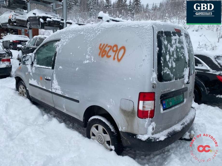 VW Caddy 2004-2010 (Type III, Fase 1) , Motorkode: BLS, Girkassekode: KXV