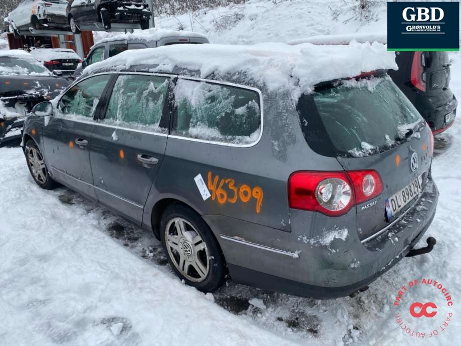 VW Passat 2005-2010 (B6) (B6), Motorkode: BLS, Girkassekode: JCX