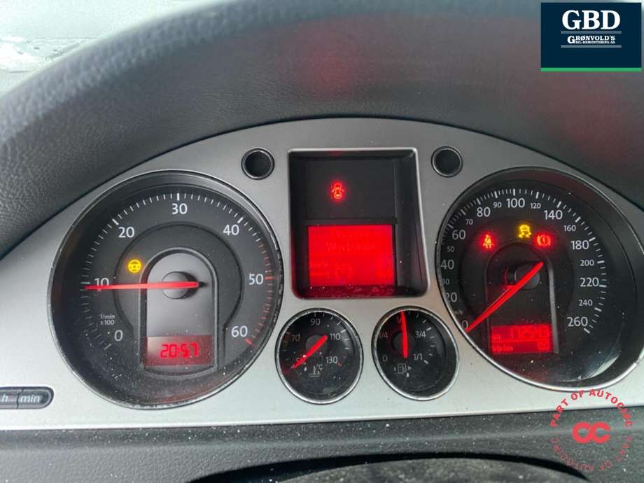 VW Passat 2005-2010 (B6) (B6), Motorkode: BLS, Girkassekode: JCX
