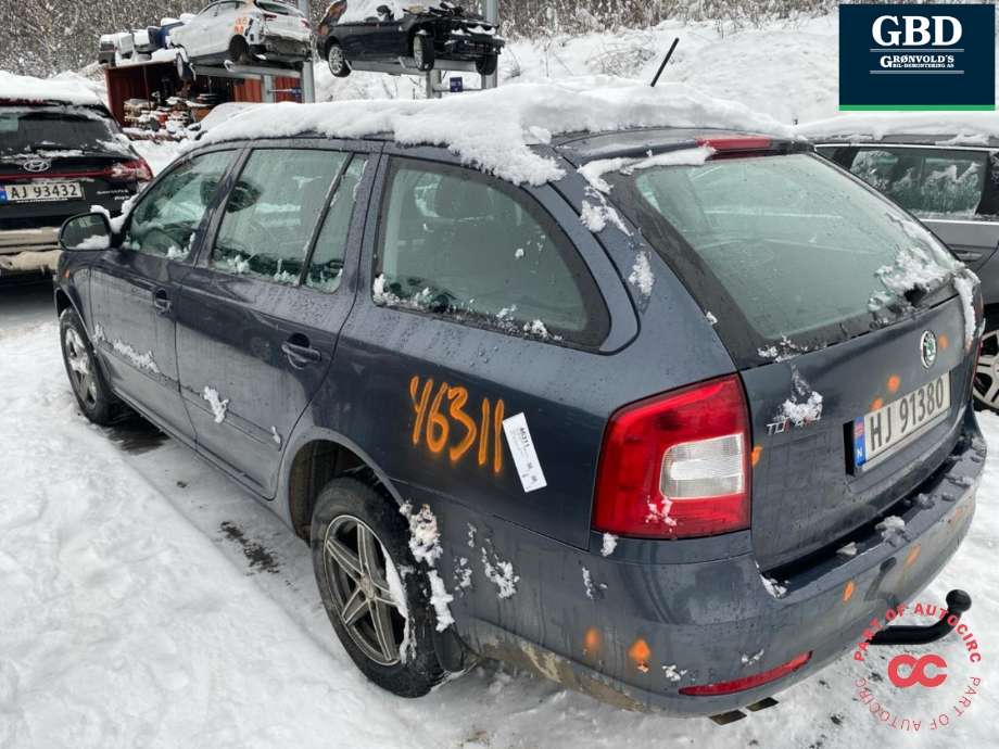 Škoda Octavia 2009-2013 (Type II, Fase 2) , Motorkode: CFHC, Girkassekode: PBX
