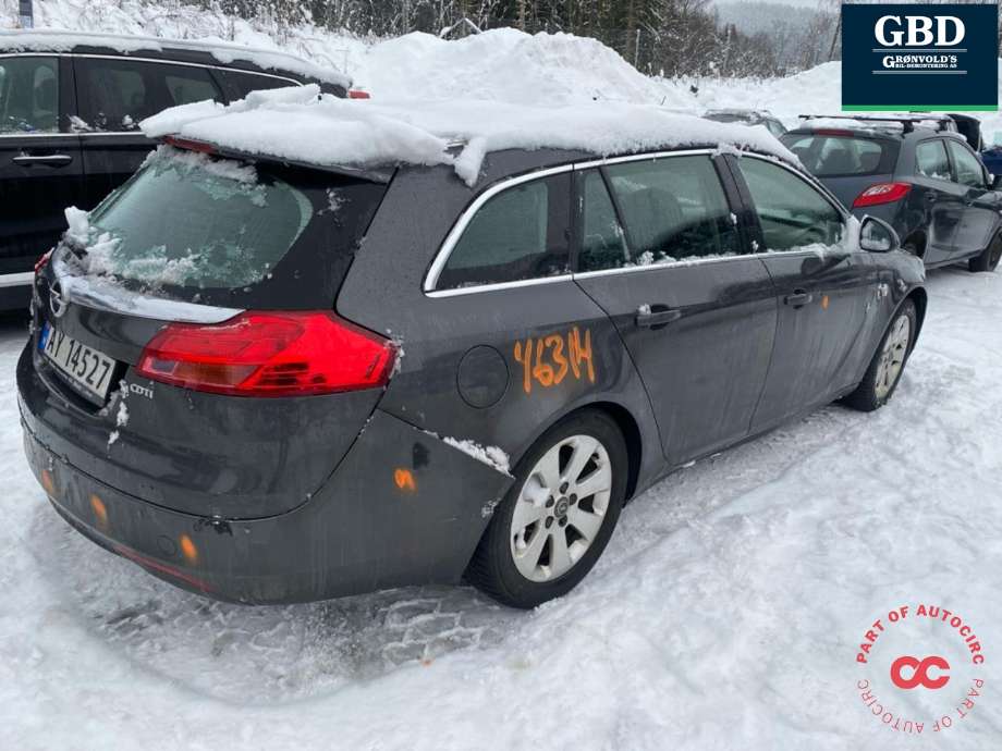Opel Insignia A 2009-2014 , Motorkode: A20DTL, Girkassekode: 55565313