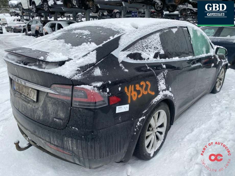 Tesla Model X 2016-->> delebil , Motorkode: L2S, Girkassekode: