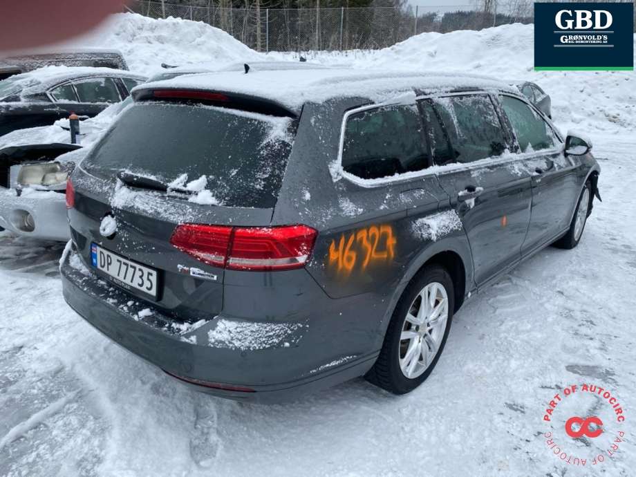 VW Passat 2015-2019 (Fase 1) (B8) (B8), Motorkode: DCXA, Girkassekode: PKC